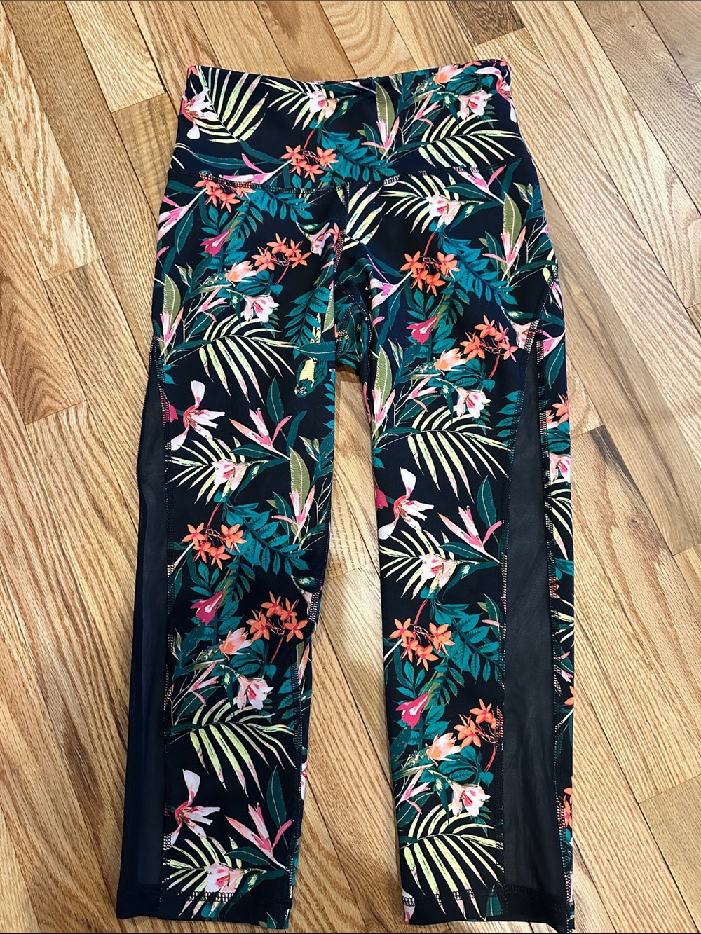 Women’s Old Navy Active Athletic Tropical Print Leggings- Small